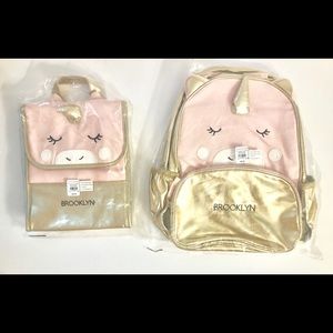 Pottery barn Emily & Meritt Gold Unicorn Critter